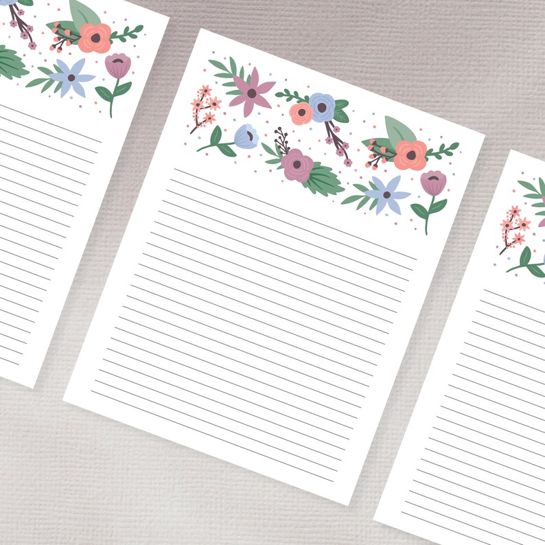 Cute Printable Stationery - Etsy