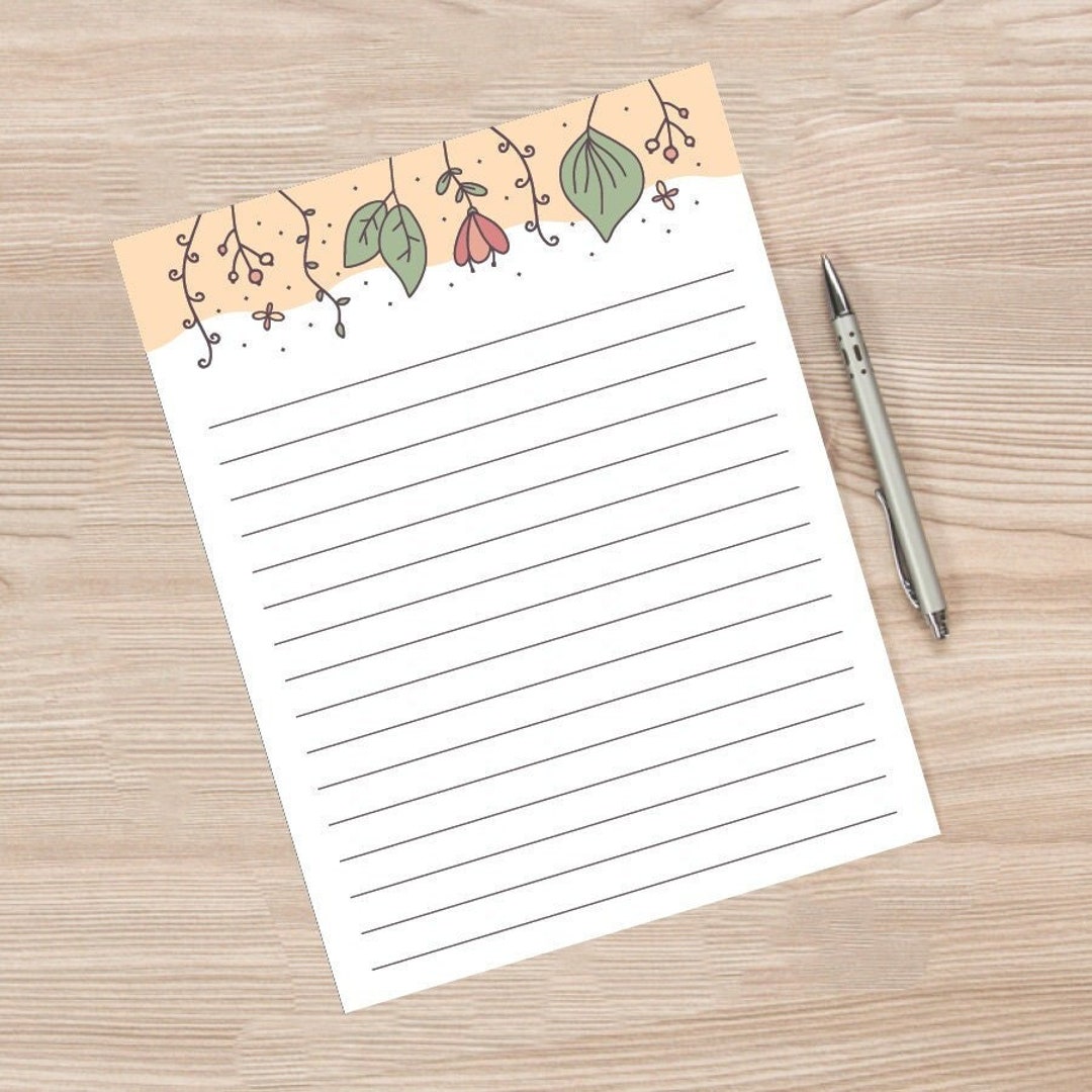Cute Printable Stationery - Etsy