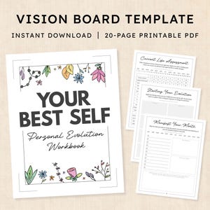 Cuaderno de trabajo de evolución personal · PDF de 20 páginas · Descarga instantánea