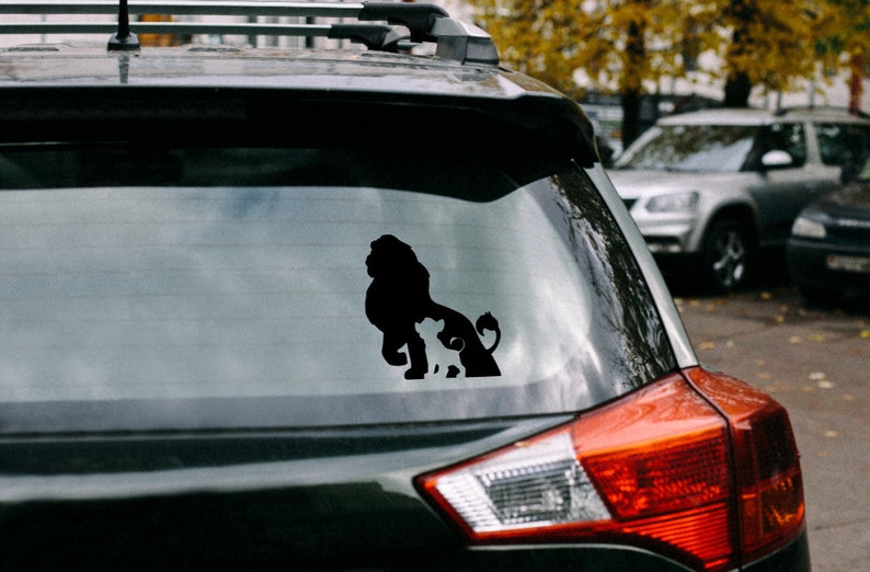 Disney Lion King Car Window Decal Etsy