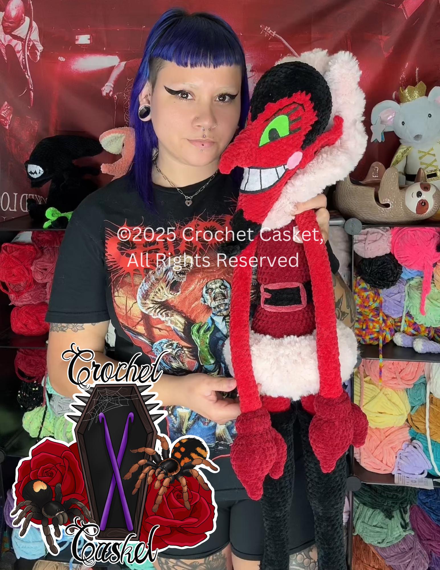 PDF ONLY His Infernal Majesty Pattern, HIM Etsy