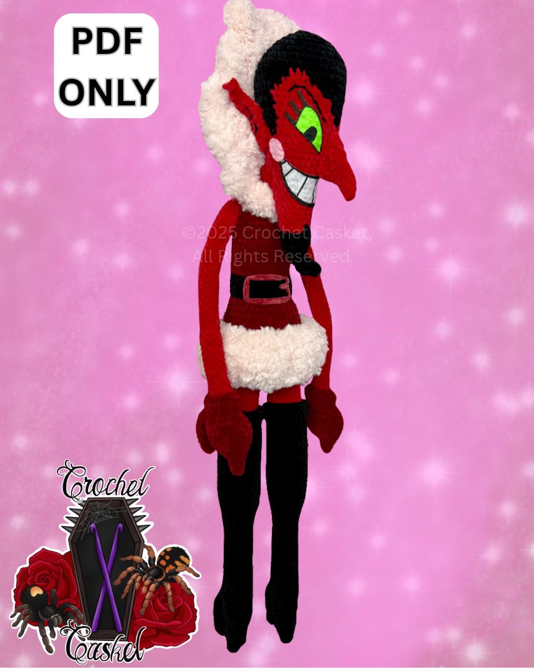 PDF ONLY His Infernal Majesty Pattern, HIM Etsy