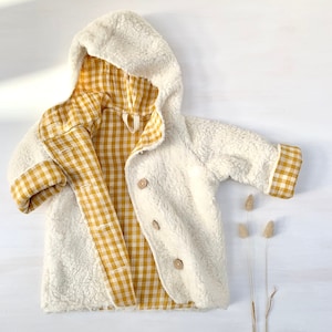 Teddy jacket made of cotton with muslin lining | Children&#39;s jacket, transitional jacket, child, teddy jacket, jacket boy, jacket girl, gender neutral