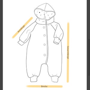 Leo ulloverall, ulloverall, ulloverall, barnvinteroverall, overall för pojkar, overall för flickor, ulloverall i ull bild 6
