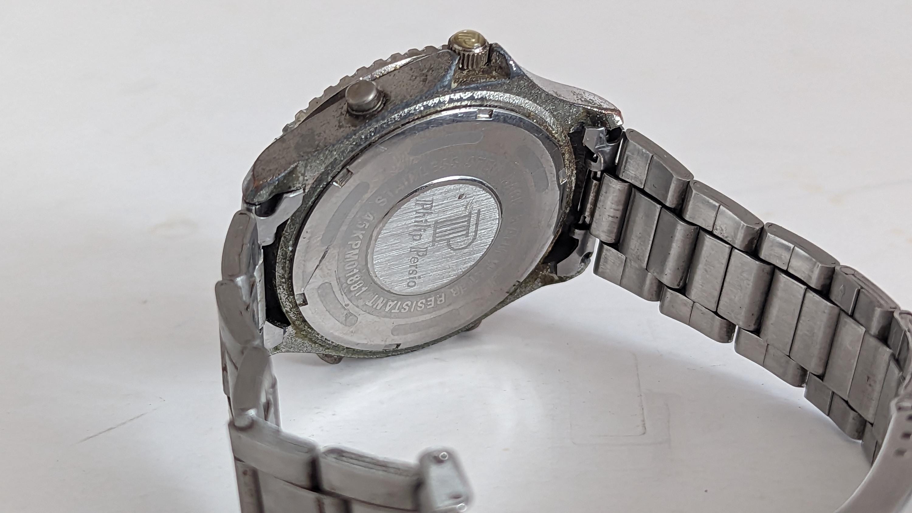 Raro reloj vintage Philip Persio Chronoalarm Cuarzo 40 mm Etsy Mexico