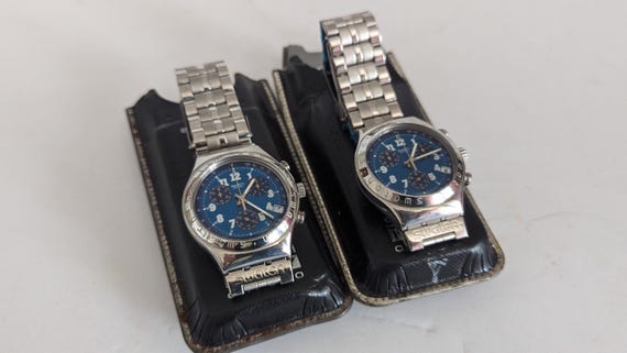 YCS401 Swatch - 1997 Irony Chrono Secret Agent Flex Swiss Made
