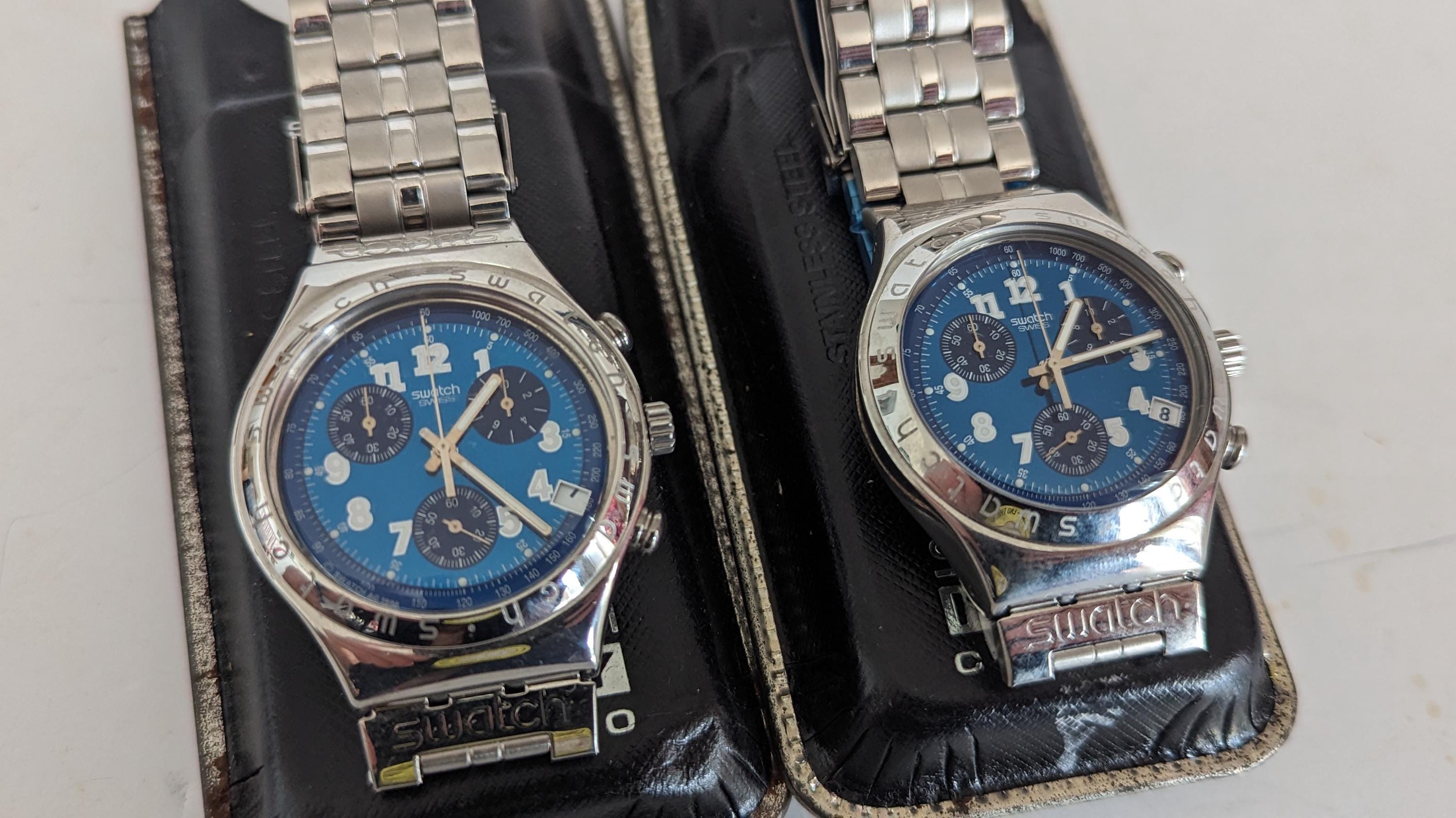 YCS401 Swatch - 1997 Irony Chrono Secret Agent Flex Swiss Made