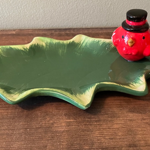 Cardinal Candy Dish Etsy