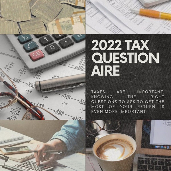 2022 Tax Planning Checklist & Organizer