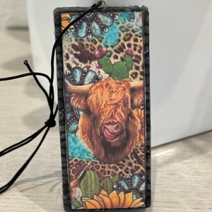 READY TO SHIP - Highland Cow Country Freshie Car Freshener