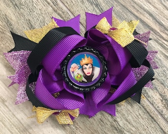 Meisjes Evil Queen 5 inch haarboog Little Girl haaraccessoires haarboog