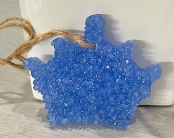 READY TO SHIP - Crown Blue Freshie Car Freshener