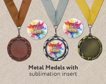 Personalized Award Medal: Custom Insert, Achievement Honor