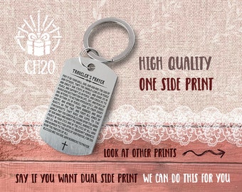 Custom Engraved Stainless Steel Keychain: Personalized Photo or Text