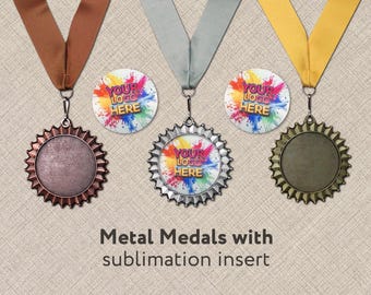 Personalized Award Medal: Custom Insert, Achievement Honor