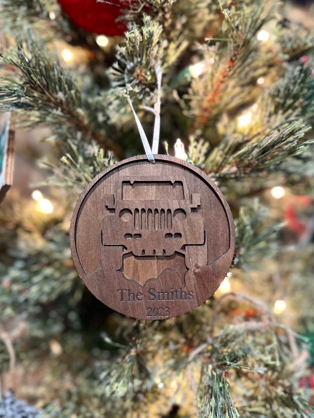 Custom Jeep Ornament Etsy