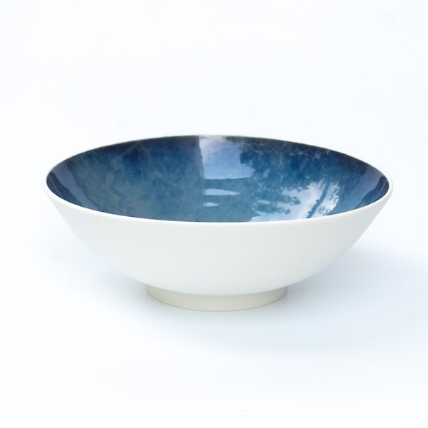 Blue designer fruit bowl main image 0