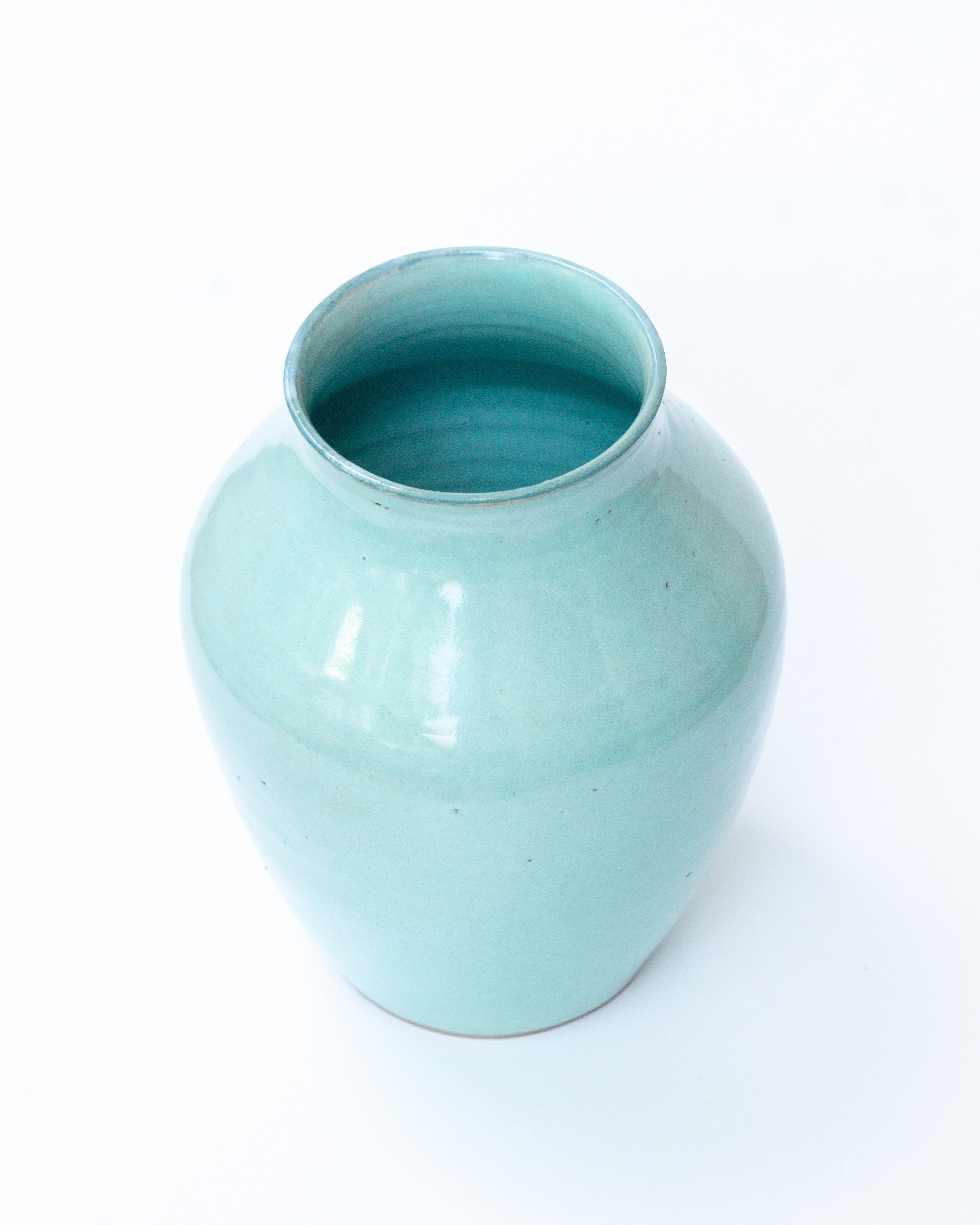 Handmade Large Ceramic Flower Vase Turquoise Ceramic Vase Etsy