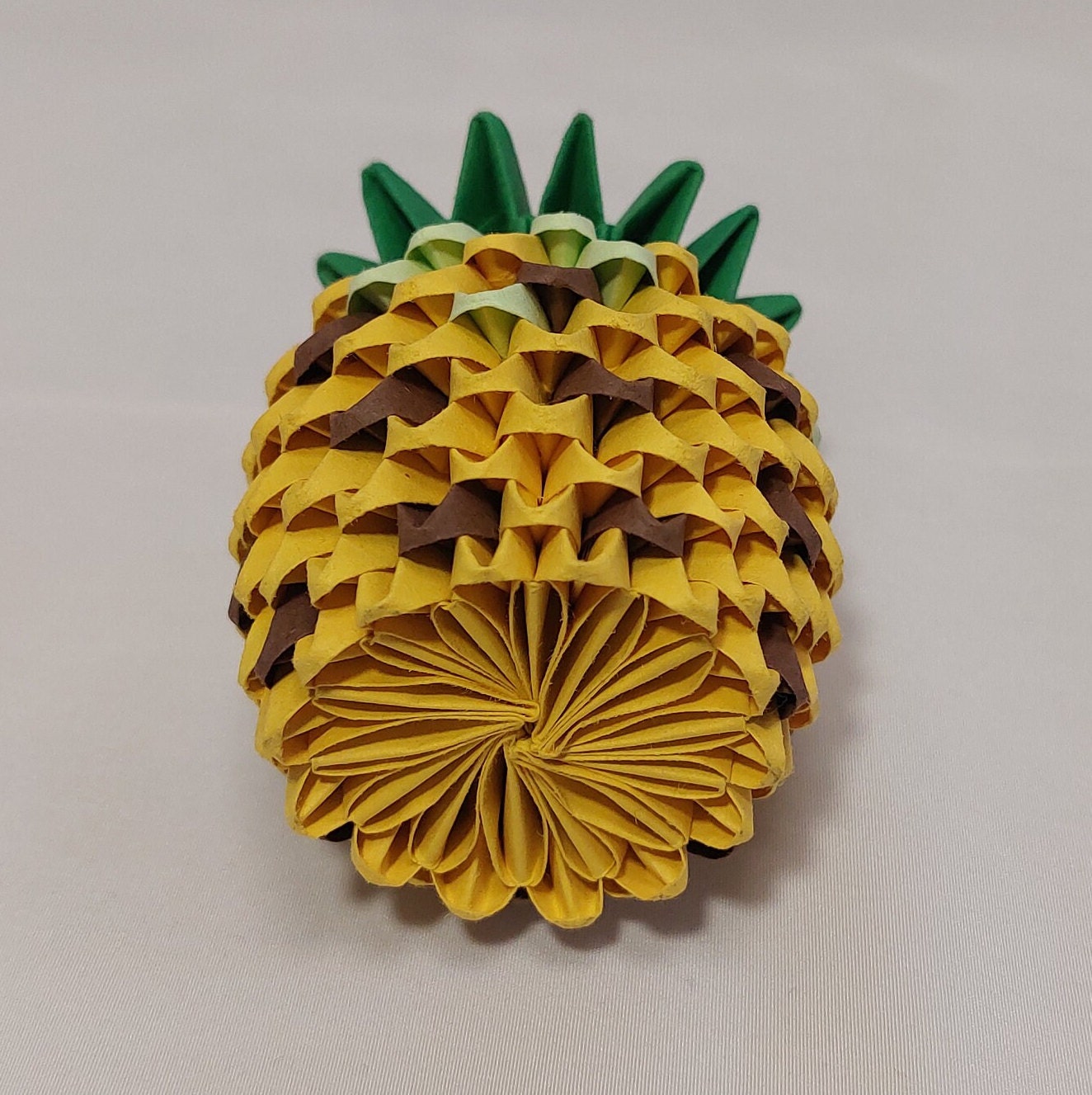 Mini piña de origami 3D - Etsy España