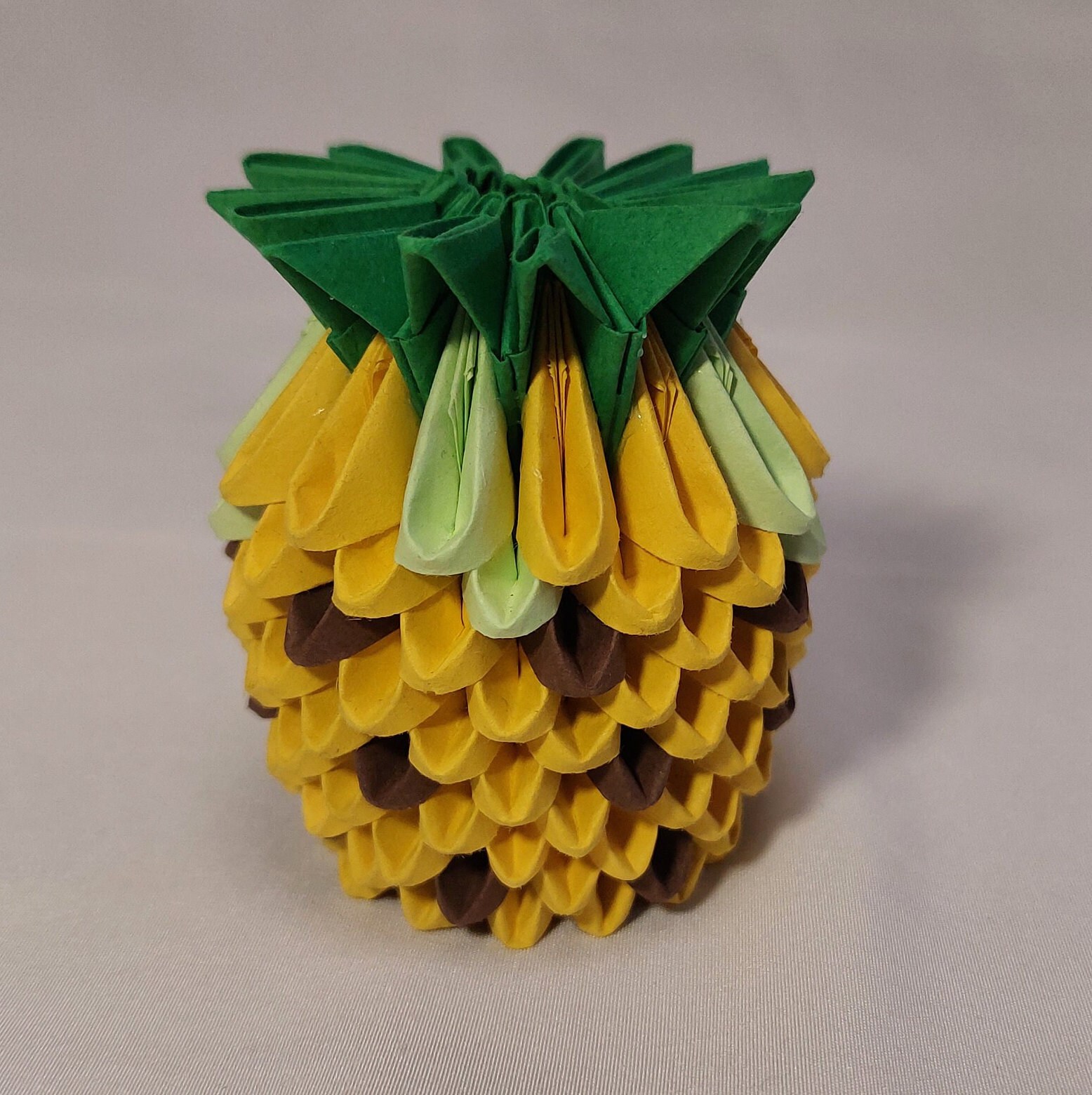 Mini piña de origami 3D - Etsy España