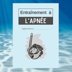 Cuaderno de registro de entrenamiento de apnea para apneistas