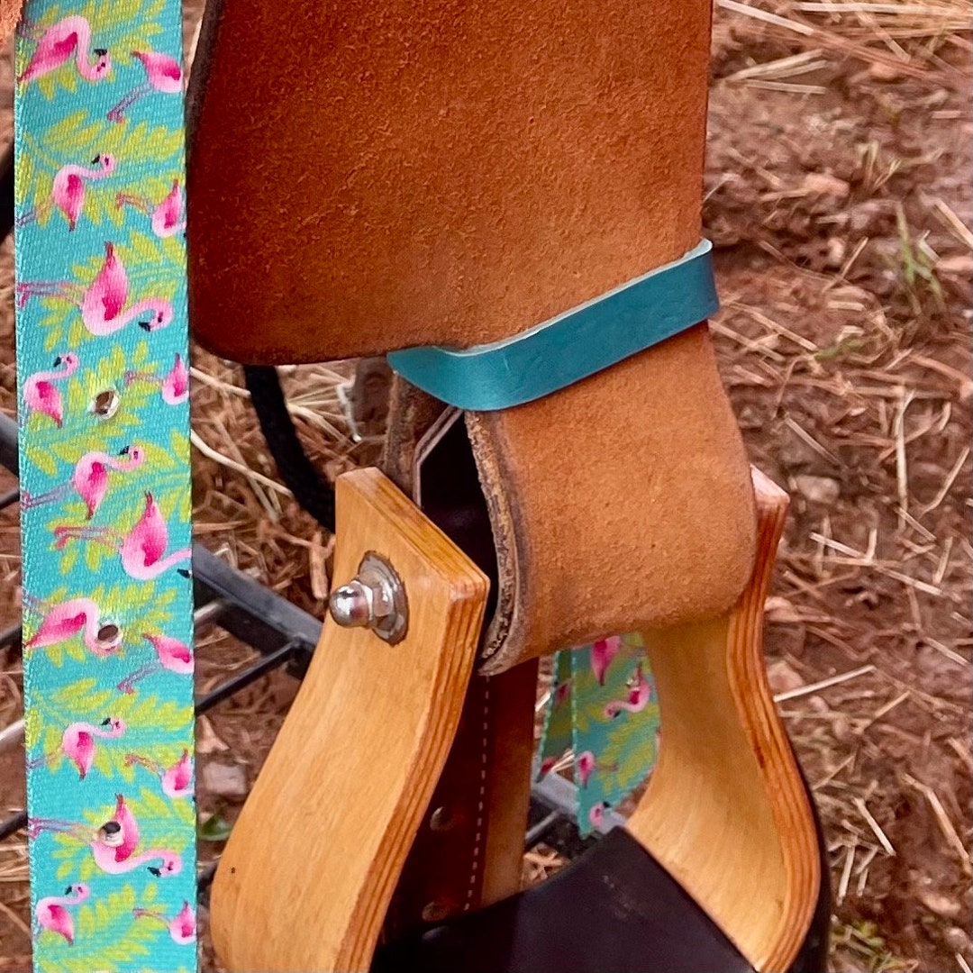 Blue Color Pop Stirrup Hobble Saddle Accessories Etsy