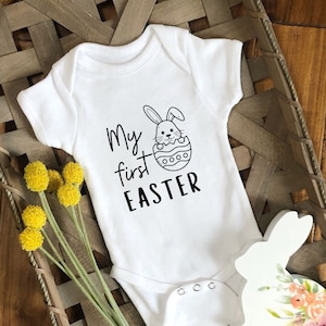 Mein erstes Ostern SVG-Datei, Osterhase PNG Design, sofortiger digitaler Download, 1. Ostern PNG, Baby Ostern Jpg, Hasenohren Sublimation Design