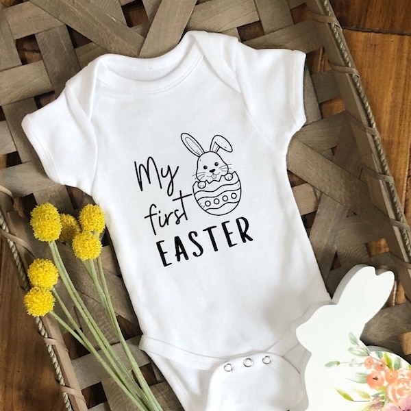 My First Easter SVG File, Easter Bunny PNG Design, Instant Digital Download, 1st Easter PNG, Baby Easter Jpg, Bunny Ears Sublimation Design