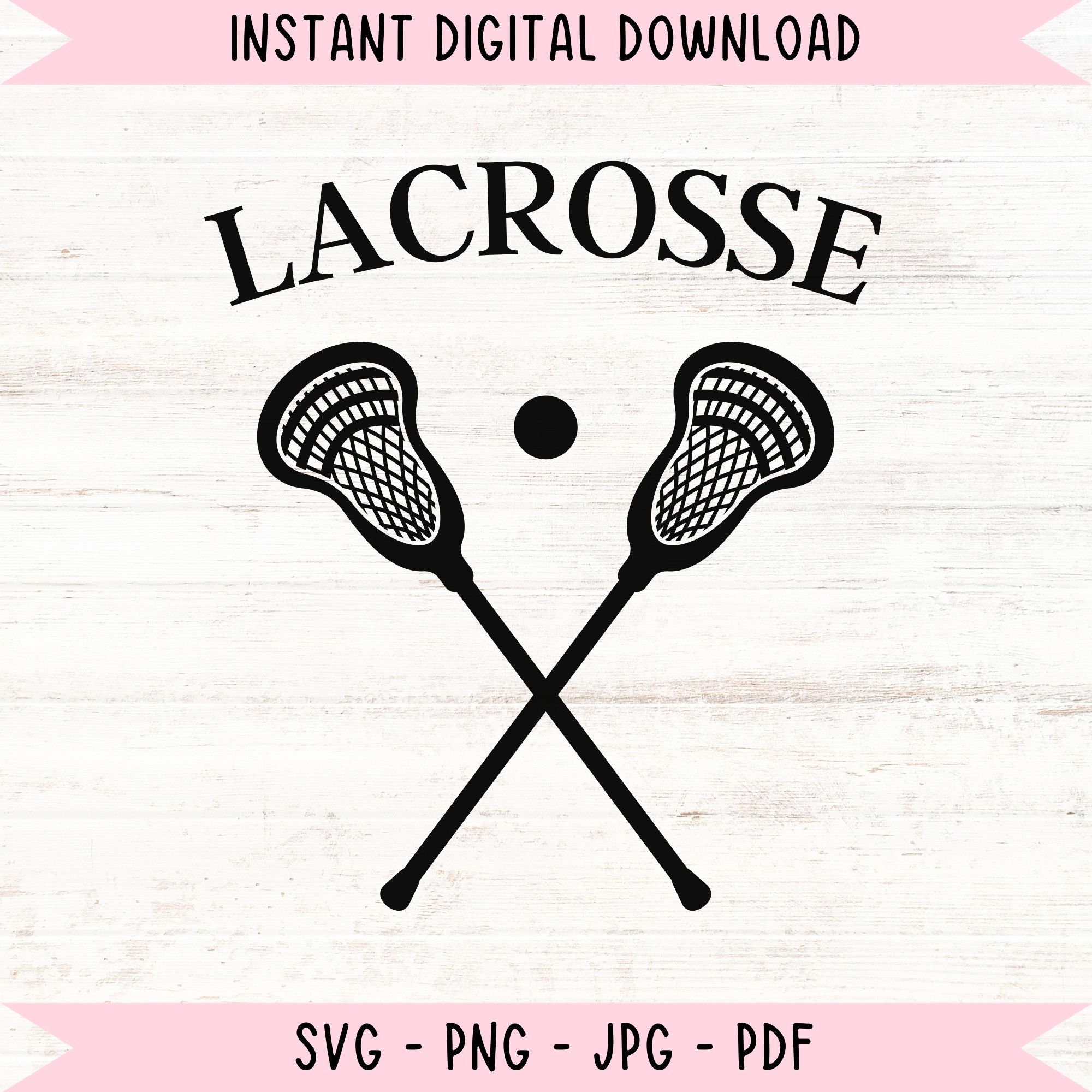 Lacrosse Stick SVG, PNG, PDF, Lacrosse Stick Monogram SVG