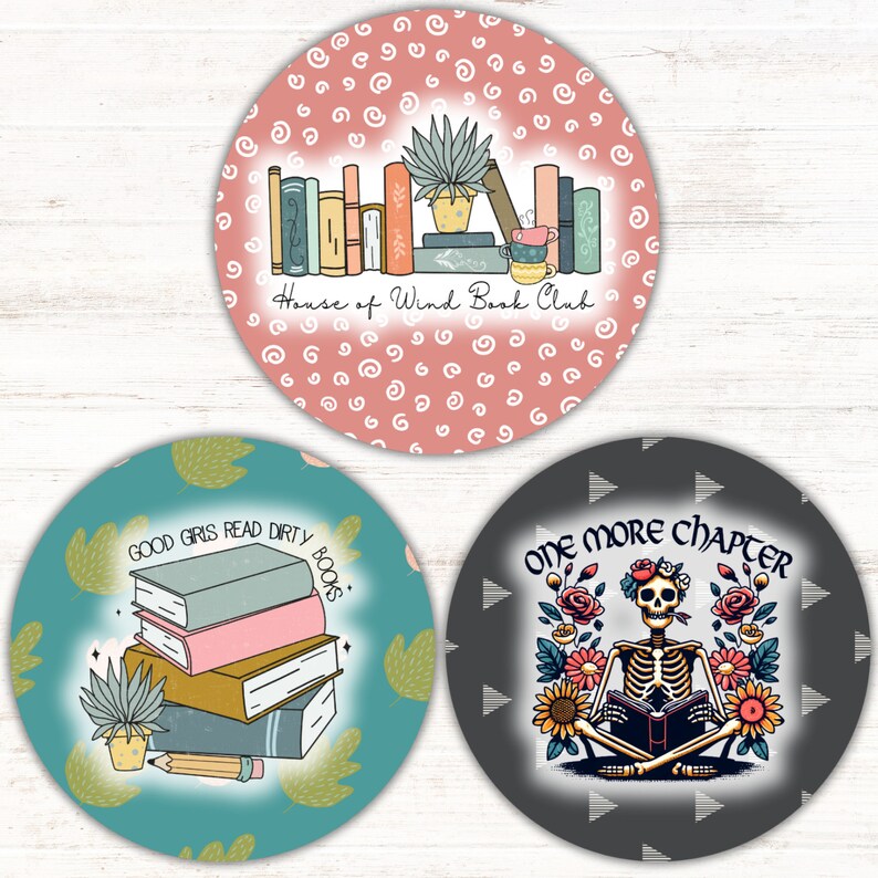 Bookworm Car Coaster PNG Bundle Book Lover Coffee Cup Holder ...