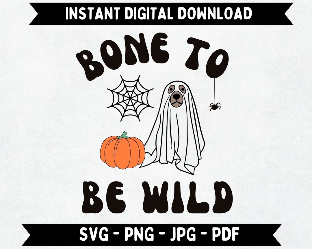 Ghost Dog Halloween Svg File, Halloween Dog Png, Spooky Season Svg ...