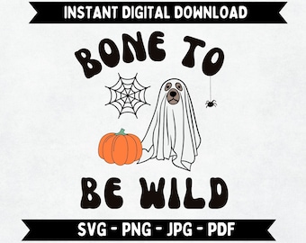 Ghost Dog Halloween Svg-bestand, Halloween hond Png, Spooky Season Svg, Pumpkin Dog Svg, Love Dog Svg, Funny Halloween, Instant Digitale Download