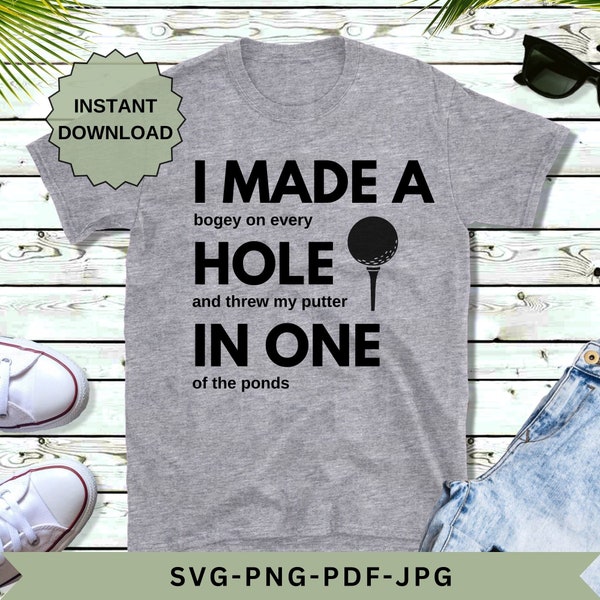 Golf SVG File Design Digital Download Golf Png Funny Golf Gift For Men Golf PNG Gift For Dad Golf Clipart Golfing Jpg Sublimation Design