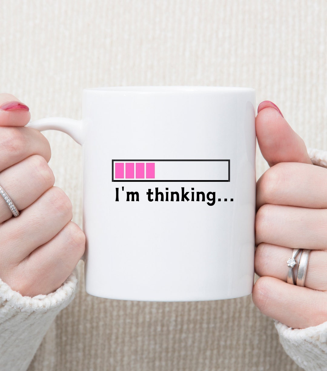 Funny Mug I'm Thinking Gift for Women Funny Gift Etsy