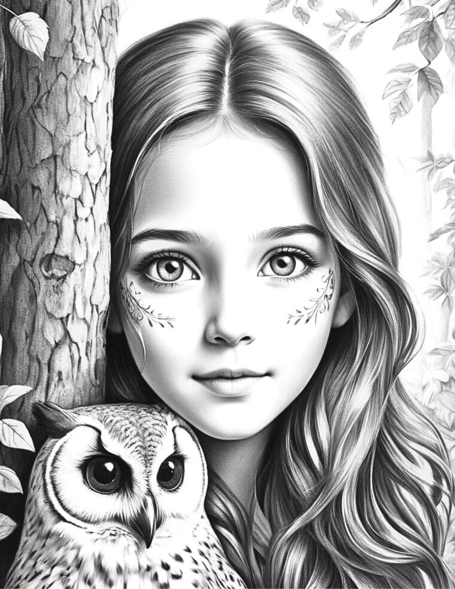 Secret Forest Coloring Pages, Coloring Book, Fantasy Coloring Pages ...