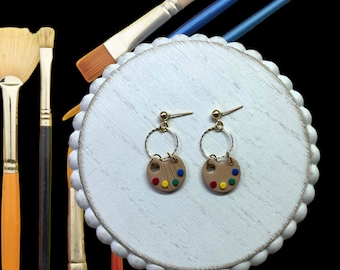 Teacher Appreciation Earrings | Teacher Clay Earrings | Teacher Gifts | Crayon Earring | Stud Earrings | Teacher Dangle | Teacher Hoops