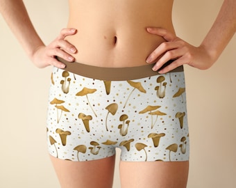Svampbruna Boyshorts Underkläder För Dam