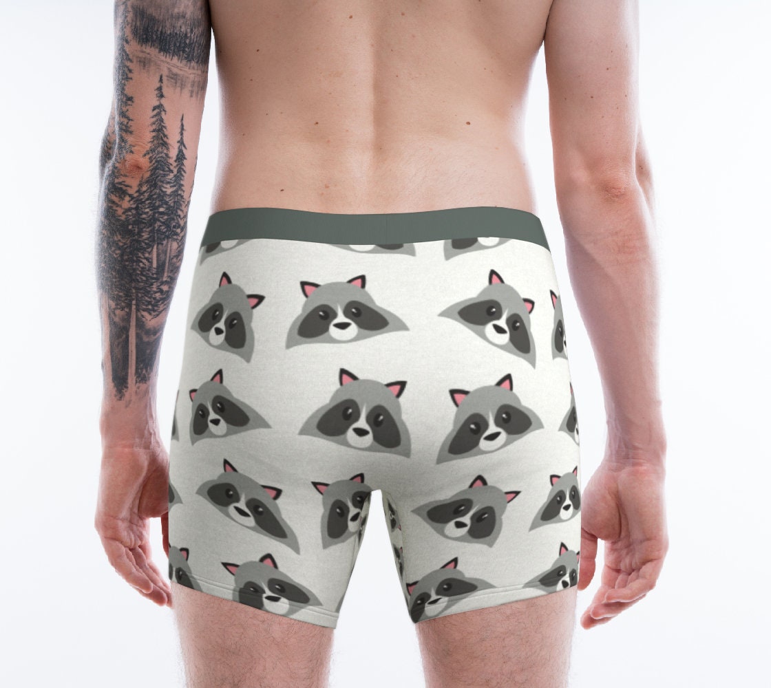 Raccoons Boxers Briefs Shorts for Men - Etsy