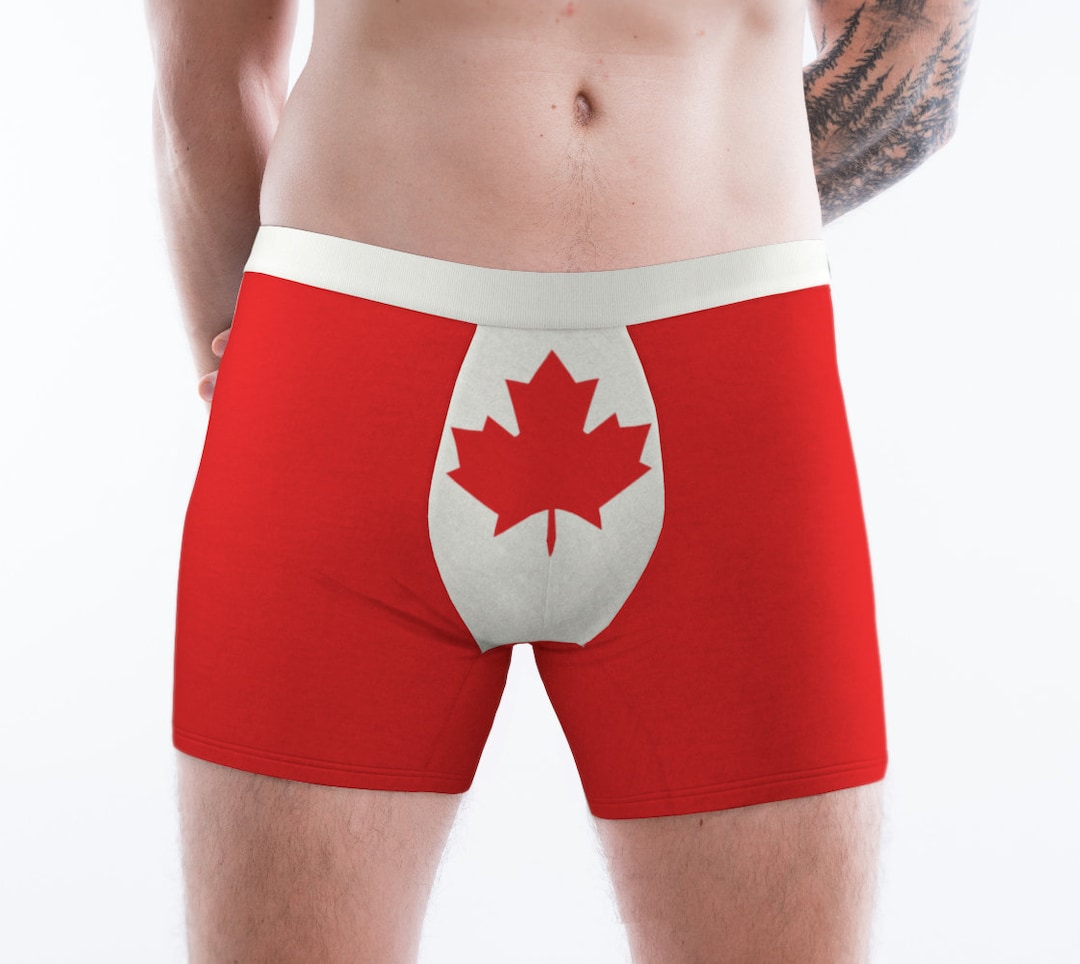 Canada Flag Boxer Shorts - Etsy
