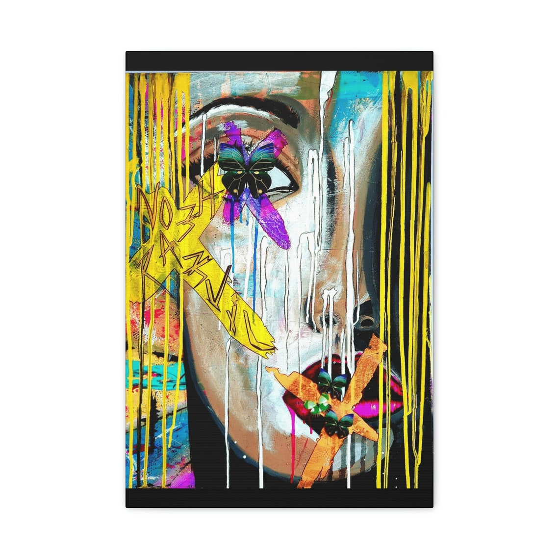 Acrylic Painting Freestyle Witchy Alternative Painting Etsy Canada