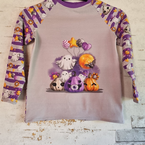 Halloween Langarmshirt für Kinder gr. 134