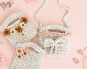 CROCHET PATTERN-Lil Sweetie Tote Bag