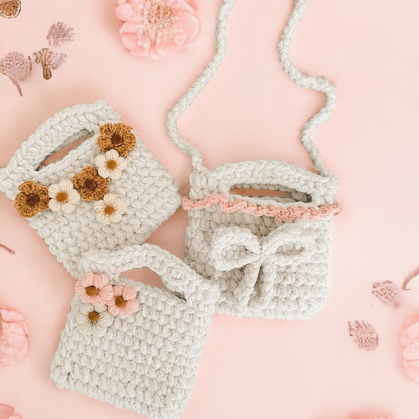 CROCHET PATTERN-Lil Sweetie Tote Bag