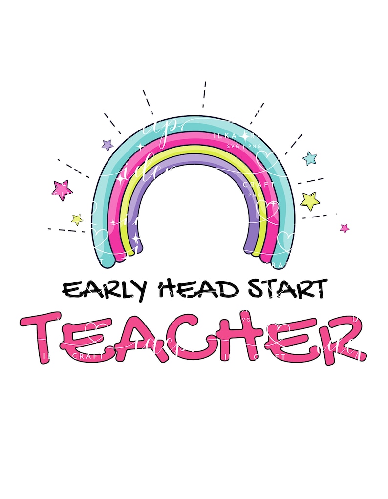 Early Head Start Teacher Early Childhood PNG Digital Etsy
