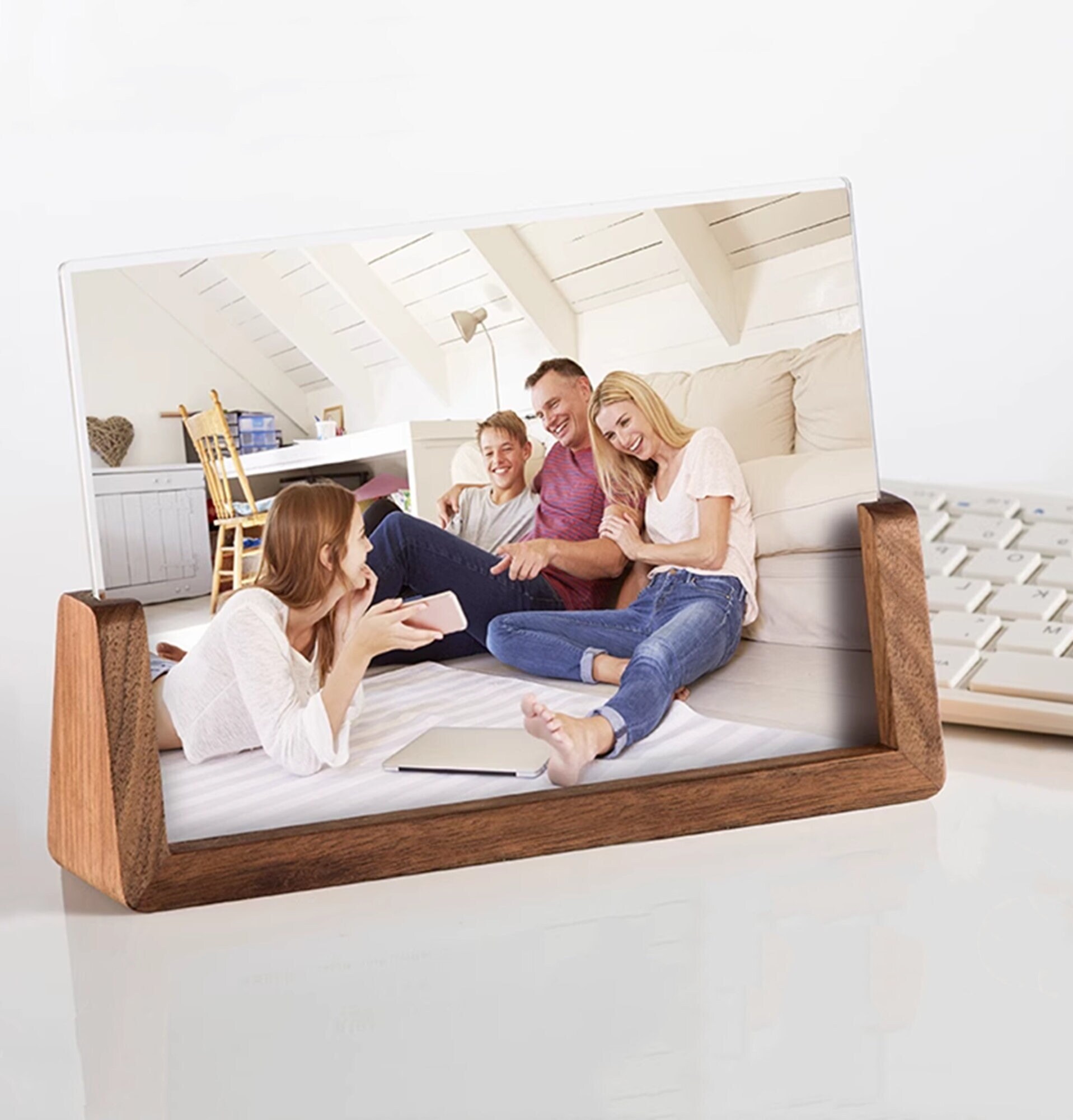 Handcrafted Photo Stand / Polaroid Photo Stand / Handshaped From Clay