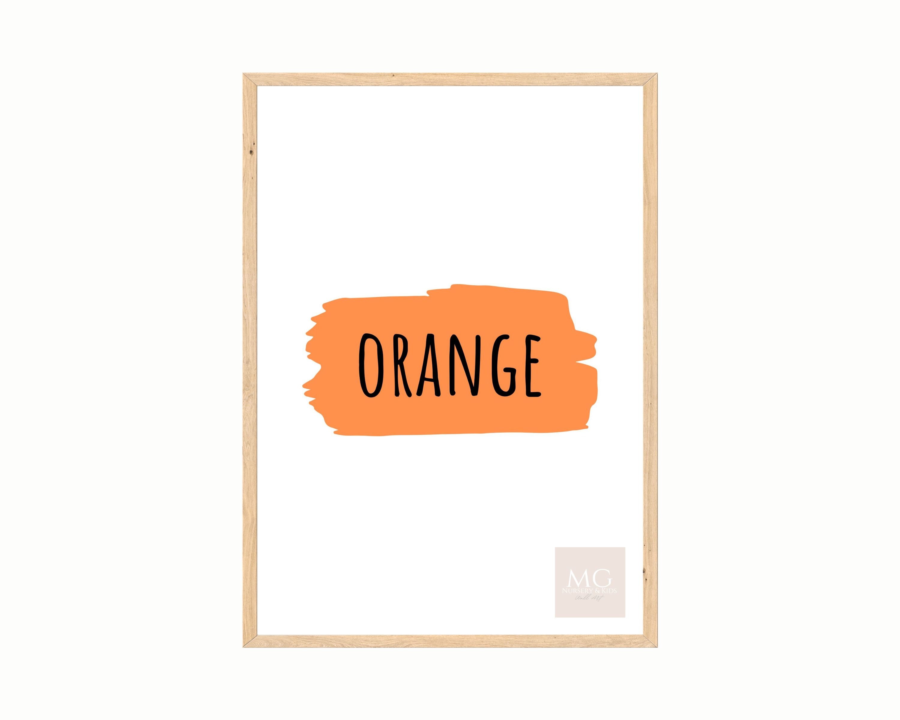 Learning Colors Playroom Wall Art Playroom Wall Art Prints Etsy