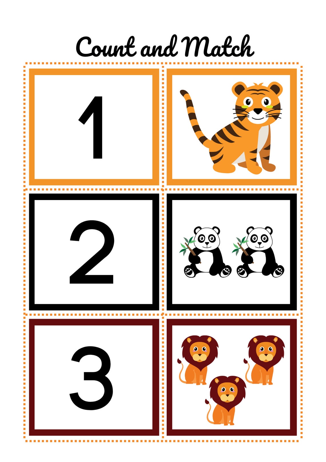 Object Count Worksheet, Printable Counting Objects, Play Math Counting Games, Count the Pictures