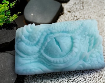 Solid Colour Dragon|  Dragon Eye Vegan Soap 100g , Dragon Decor, Fantasy, Gothic , Stocking Filler, Birthday Gift dungeons dragons, Magical