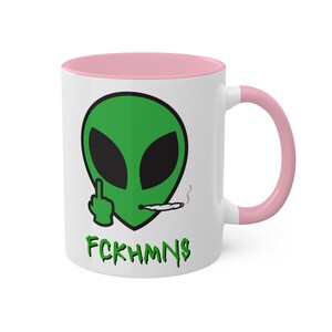 Alien Coffee Mug, Alien Gift, Alien Tea Mug, UFO Coffee Mug, UFO Gift, UFO Tea Mug, Alien, fckhmns