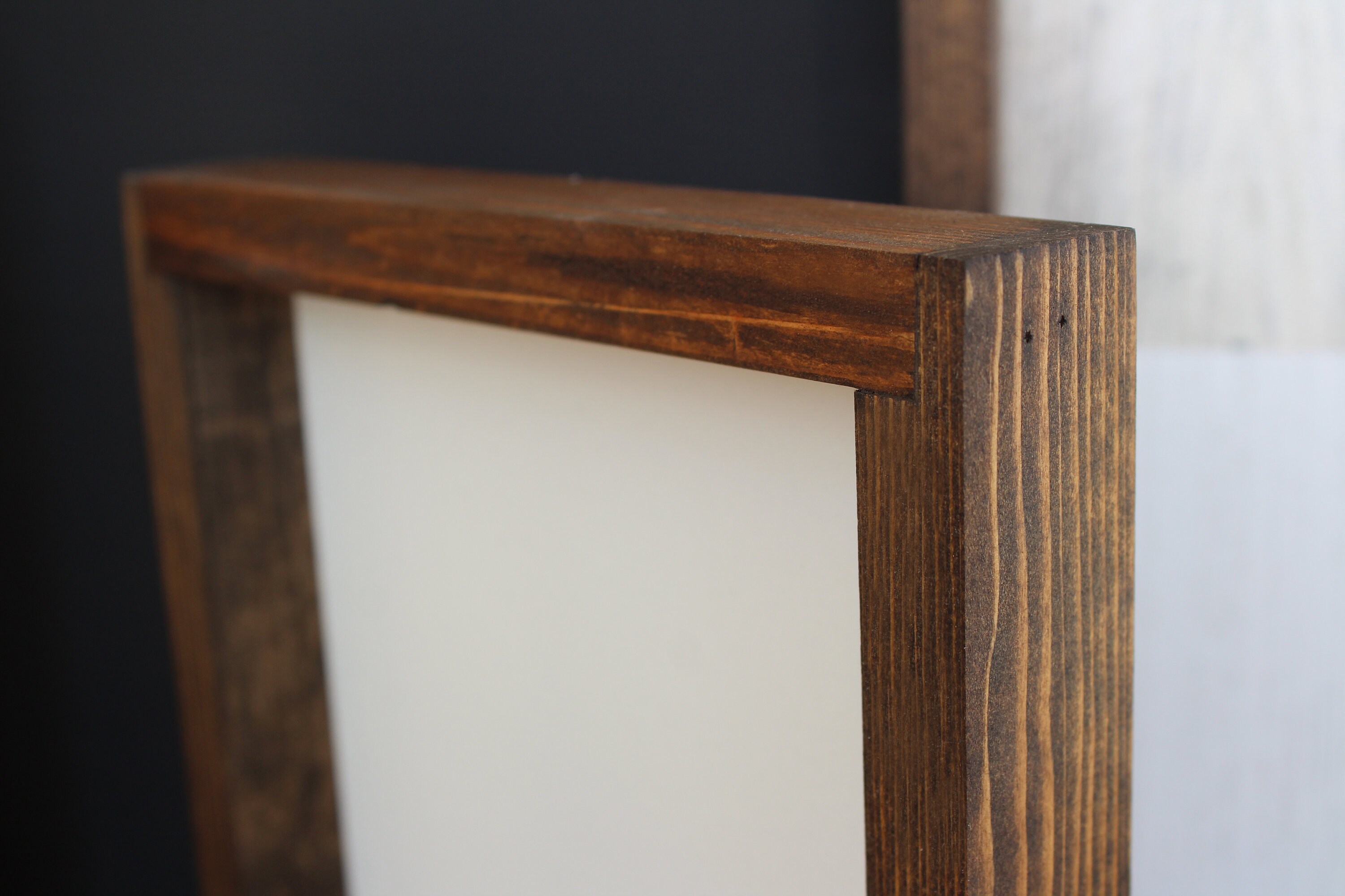 Stained Frame Blank Wood Sign, Wood Frames, Wood Sign Blank, DIY Wood